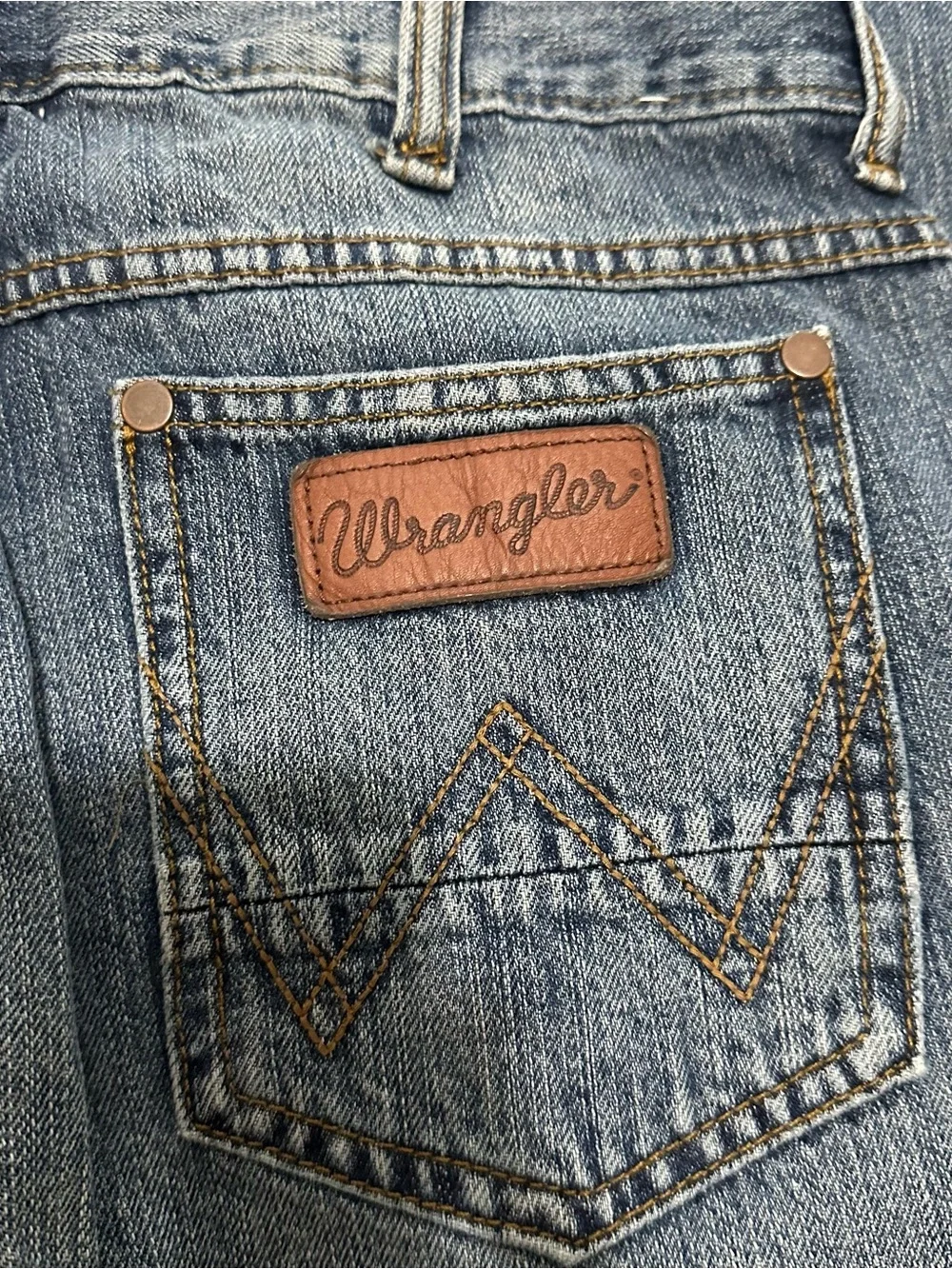 Wrangler Men's Blue Denim Jeans 30X32
